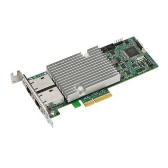 Cartão de Rede Supermicro AOC-STGS-I2T-O | Verde, Cinzento - 1
