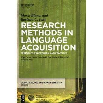 Research Methods In Language Acquisition - 1