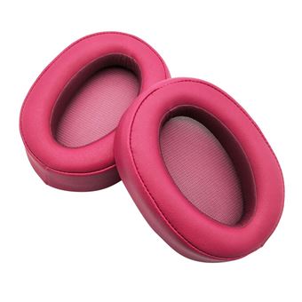 Almofadas de Substituição HSMY para Auscultadores Sony MDR-100ABN WH-H900N - Carmesim - 1