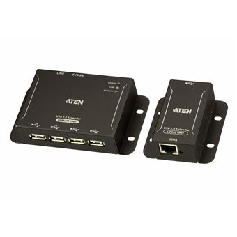 Extensor Kvm ATEN Extensão USB 2.0 de 4 Portas CAT 5 (até 50 m) | Preto - 1