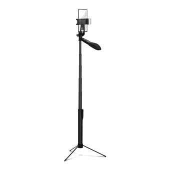 Tripé Ajustável para Smartphone Avizar |Telecomando Bluetooth e Suporte Integrado - Preto - 1