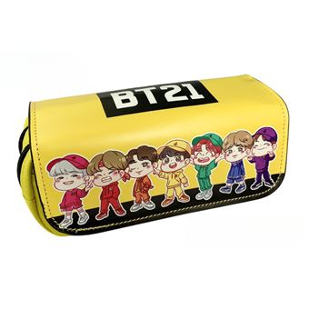 Estojo DreamWorks | BTS Bangtan Boys | 20 x 9 x 6.5 cm | Amarelo 5112 - 1