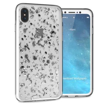 Capa i-Paint Glitter Case para iPhone X/Xs  Prateado - 1
