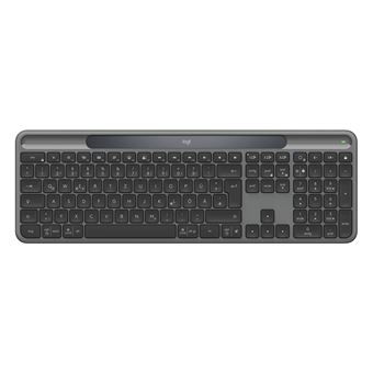 Teclado Wireless Logitech Signature Slim Solar+ K980 | Idioma: Alemão | Grafite - 1