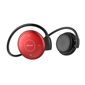 Auscultadores Desporto Bluetooth Magunivers PICUN T6 Gancho com Microfone Vermelho