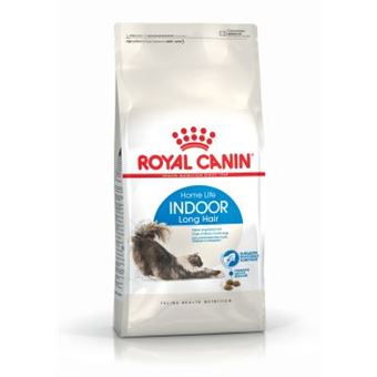 Comida seca para gatos royal canin indoor long hair 2 kg adulto milho, arroz - 1