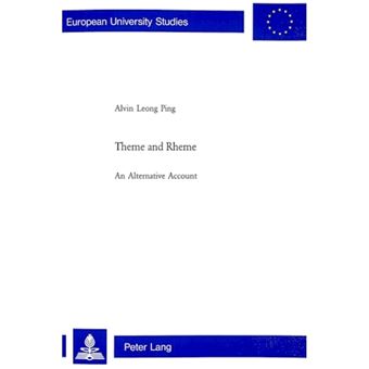 Theme And Rheme - 1