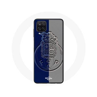 Capa Maniacase para Samsung Galaxy A12 FC Porto Fundo Azul e Cinza - 1