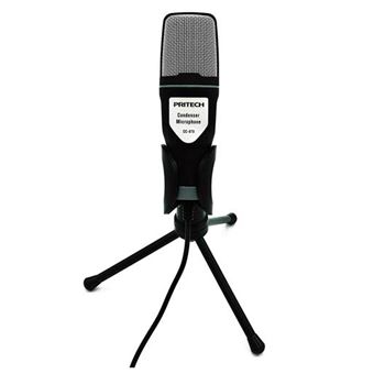 Microfone Omnidirecional com Tripé Pritech CC-870 | Preto - 1