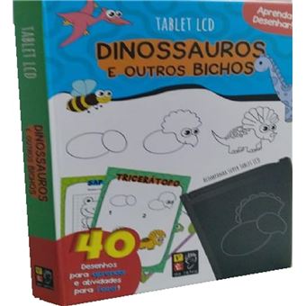 Aprenda Desenhar! Dinissauros (Acompanha Tablet Lcd - 20 Cartas Com Desenhos E Atividades) - 1