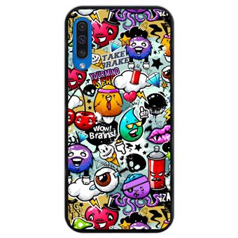 Capa Hapdey para Samsung Galaxy A50 2019 | Silicone Flexível em TPU | Design - Preto