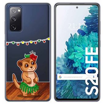 Capa Tumundosmartphone de Gel Transparente para Samsung Galaxy S20 FE design Desenhos Meerkat - 1