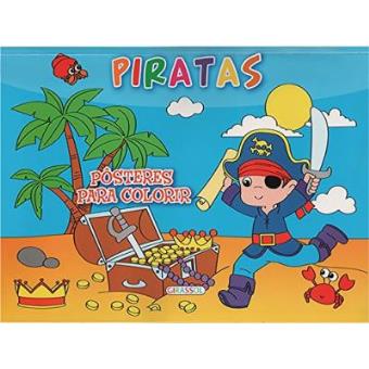 Posteres Para Colorir. Piratas - 1
