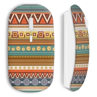 Rato Wireless Maniacase Padrão Asteca Mouse - 1