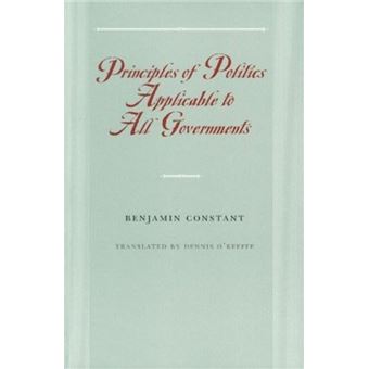 Principles of Politics Applicable to All Governments - Paperback - 2004 - 1