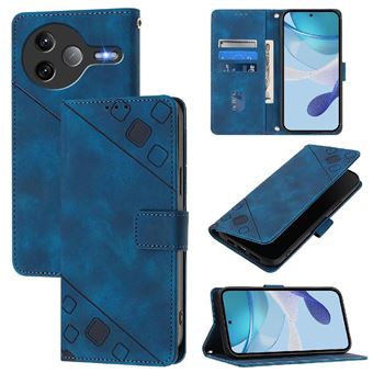 Capa ZURSANA para Xiaomi Poco F7 Ultra 5G | Flip | Couro PU | À Prova de Choque | Suporte Dobrável | Fecho Magnético | Azul - 1