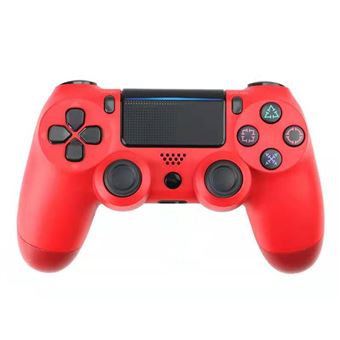 Controlador Deal We Compatível com PS4 | Double Shock | Wireless | Bluetooth - Vermelho - 1