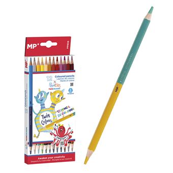 Lápis de Cor DAM | Bicolor | 12 Unidades - 1