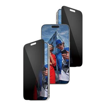 Protetor de Ecrã para Telemóvel PanzerGlass PanzerGlass® 2-Way Privacy Screen Protector iPhone 17 Pro Max | Ultra-Wide Fit w. FASTFIT IN-A-BOX | Transparente - 1