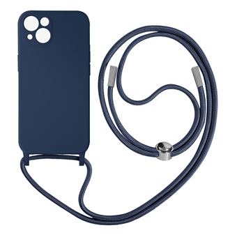 Capa Cordão Avizar Para Iphone 13 Mini | Bracelete Semi-Rígido | 80Cm - Azul - 1