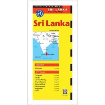 Sri Lanka Travel Map Third Edition Periplus Travel Maps Periplus Travel Maps Country Map - 1