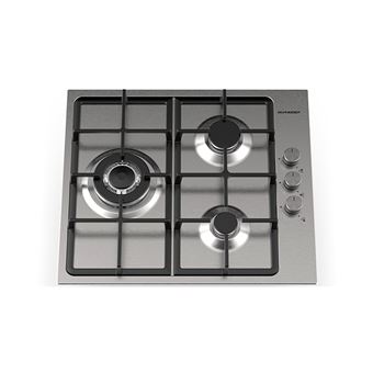 Fogão a Gás Natural Schneider SCTG631EX1/1 | 60 cm | 2 Queimadores + 1 Wok | 6550W | Aço Inoxidável - 1