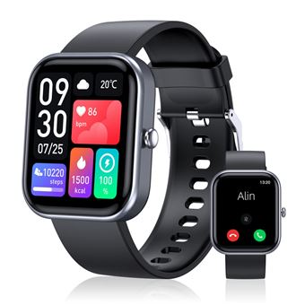Smartwatch Desportivo SZSMART GTS5 | Bluetooth | Carregamento Magnético | Registo de Saúde para Android e IOS | Preto - 1
