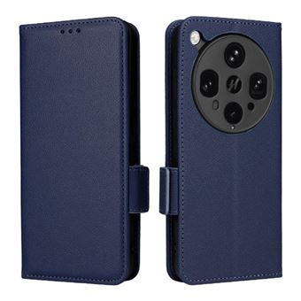 Capa ZURSANA para OPPO Find X8 Ultra 5G | Flip | Pele PU | Fecho Magnético | Porta-cartões | Azul - 1