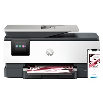 Impressora Multifunções HP OfficeJet Pro 8124e Sem fios All-in-One Cor Impressora, Instant Ink Impressão frente e verso | 20 ppm | Wi-Fi | Cinzento - 1