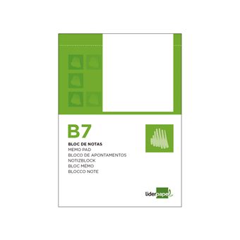 Caderno e Bloco de Notas Liderpapel BN08 | Verde, Branco - 1