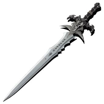 Réplica de Espada THIRD Unsharpened mundo de Warcraft réplica Frostmourne de Arthas em tamanho real 120 cm aço inox - 1