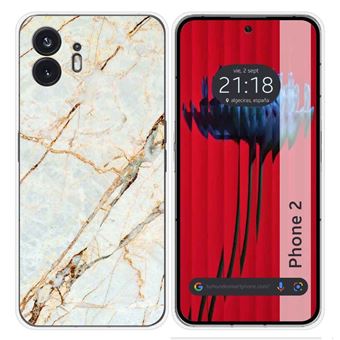 Capa Tumundosmartphone de silicone para Nothing Phone 2 5G design mármore 13 desenhos - 1