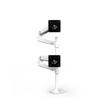 Montagem e Suporte para Monitores Ergotron LX Series LX Dual Stacking Arm | Branco - 1