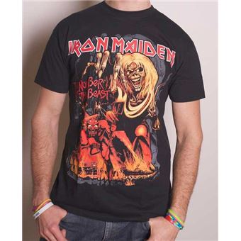 T-shirt Rock Off IRON MAIDEN | Number Of The Beast Graphic | Preto | S - 1