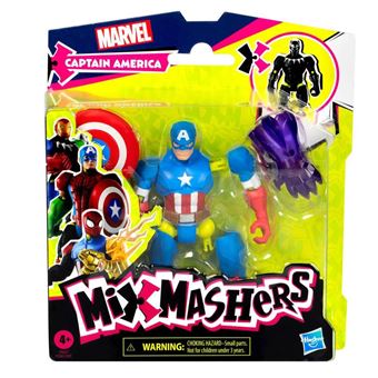 Avengers Mixmashers Capitao America Marvel Hasbro | 12cm - 1