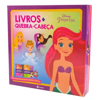 Box Livros E Quebra-Cabeca - Princesas - 1