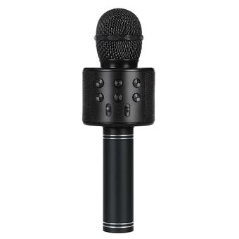 Microfone com Coluna Bluetooth New Science WS-858 | Preto - 1