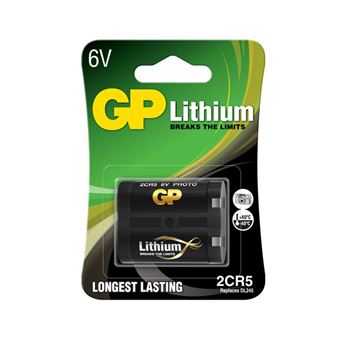 Bateria para Câmara GP Batteries 2CR5 1-P | Preto - 1