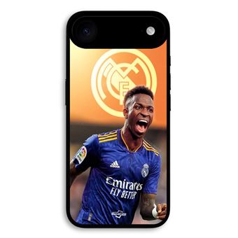 Capa Maniacase para iPhone 17 Air | Vini JR Papel de parede Real Madrid Azul e amarelo - 1
