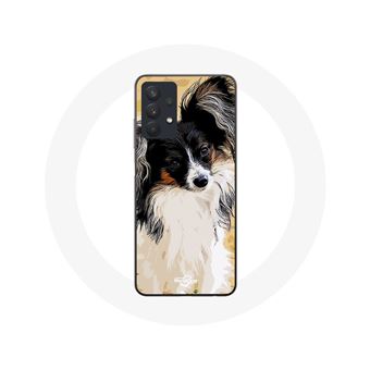 Capa Maniacase para Samsung Galaxy A32 5G da raça de cães Épagneul Nain Continental Papillon - 1