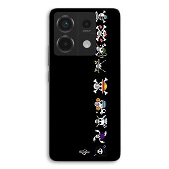 Capa Maniacase para Xiaomi Redmi Note 13 Pro 5g | One Piece logotipo caveira vertical manga anime - 1