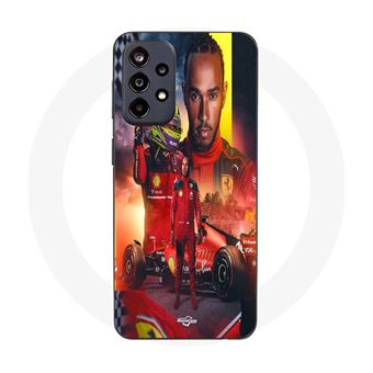 Capa Maniacase para Samsung Galaxy A52s 5g Lewis Hamilton Scuderia Ferrari F1 oficial - 1