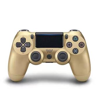 Controlador Deal We Compatível com PS4 | Double Shock | Wireless | Bluetooth - Dourado - 1