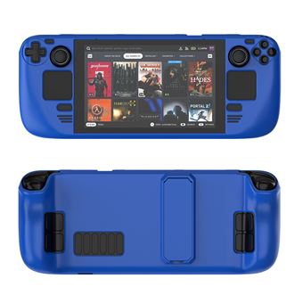 Capa Estojo de proteção em PC com suporte V-REEL para Steam Deck - Azul - 1