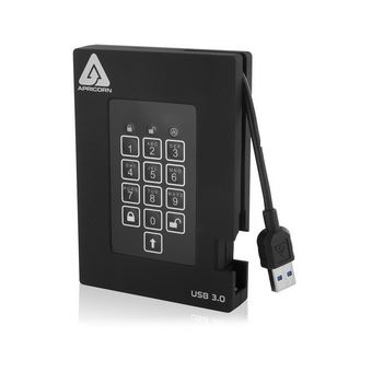 Disco SSD Externo Apricorn Aegis Padlock Fortress | 256 GB - 1
