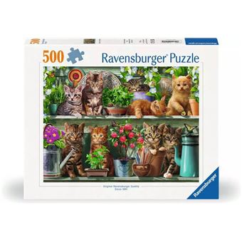 Puzzle Ravensburger Animais 12000205 | 500 Peças - 1