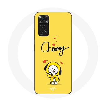 Capa Maniacase para Xiaomiredmi Note 11 4G Bts Bangtan Rapazs Bt21 Chimmy Jimin Fundo Amarelo - 1