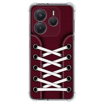 Capa TUMUNDOSMARTPHONE de silicone à prova de choque para Xiaomi Redmi Note 14 5G Sneakers Design 17 Desenhos - 1