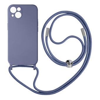Capa Cordão Avizar Para Iphone 13 Mini | Bracelete Semi-Rígido | 80Cm - Lavanda - 1
