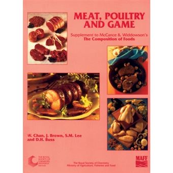 Meat, Poultry and Game - Supplement to the Composition of Foods - Paperback - 1995 - 1